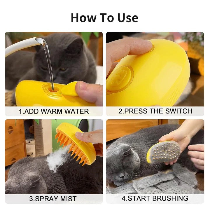 Steam Pet Brush